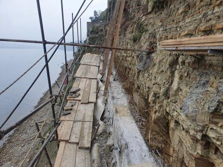 Sanacija klifa pod župniščem (4)